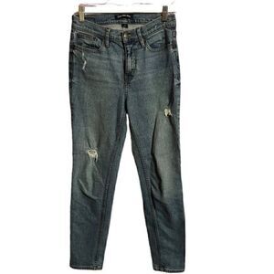 Calvin Klein Jeans Women’s Blue Size 26 Distressed High Rise Slim​